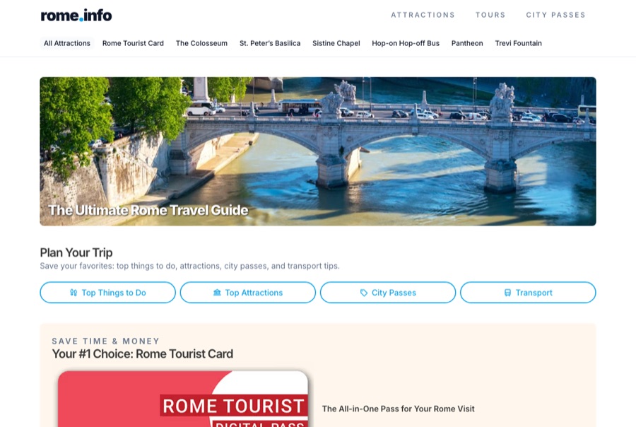 rome.info homepage